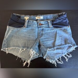 Woman’s Madewell relaxed fit maternity shorts size 29